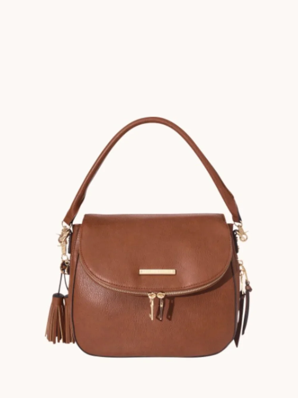 Poppy & Peonies Downtown Crossbody – Chestnut - Picture 8 of 14